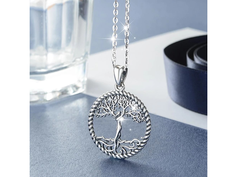 Collar Plata 925 Arbol de la Vida Tree 3