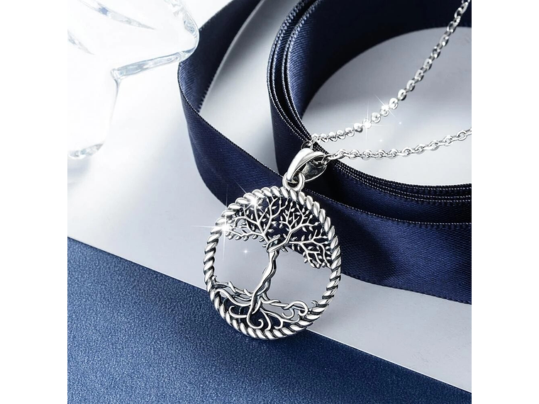 Collar Plata 925 Arbol de la Vida Tree 6