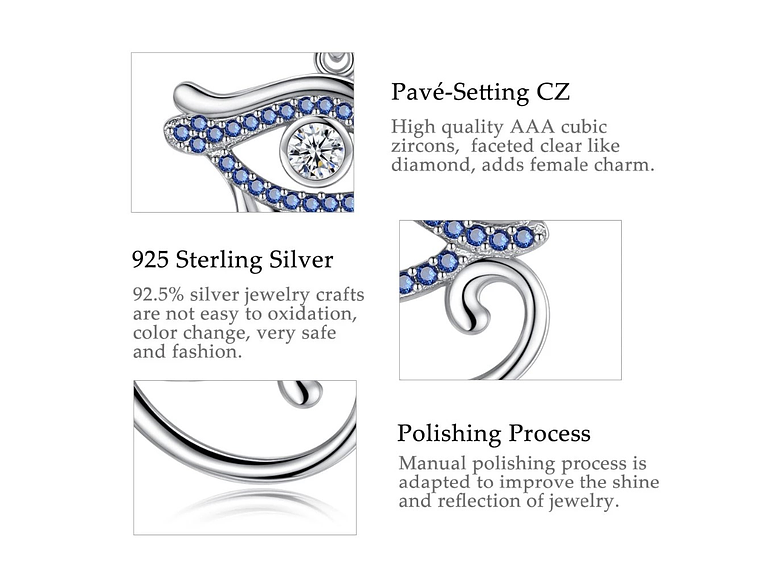 Collar Plata 925 Ojo de Horus 3