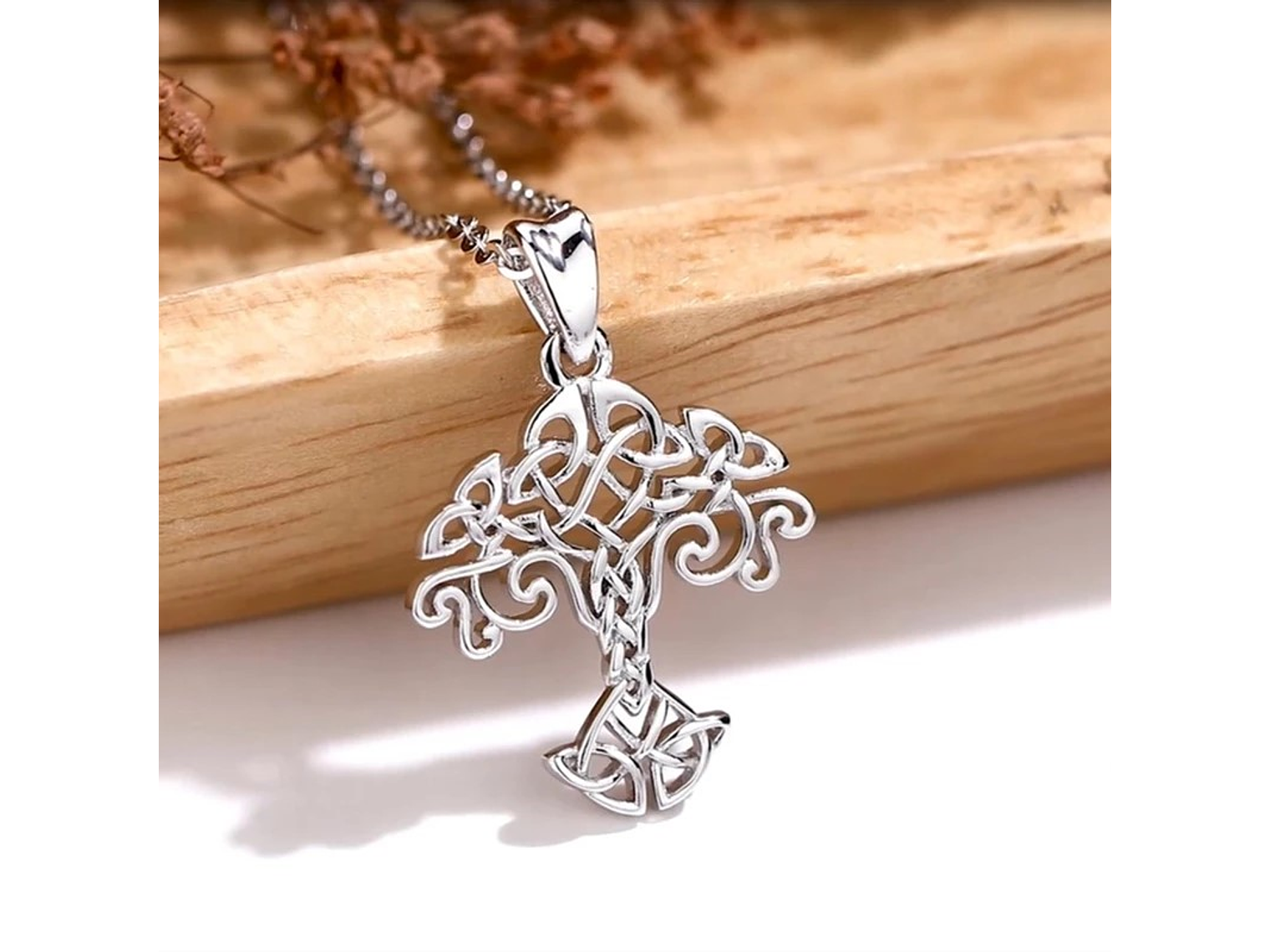 Collar Plata 925 Arbol de la Vida Life 4