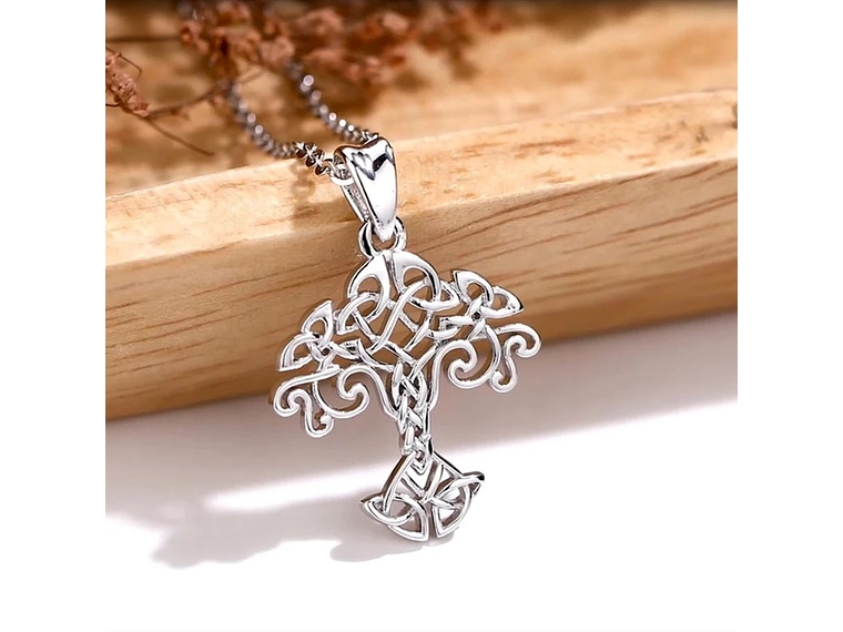 Collar Plata 925 Arbol de la Vida Life 4