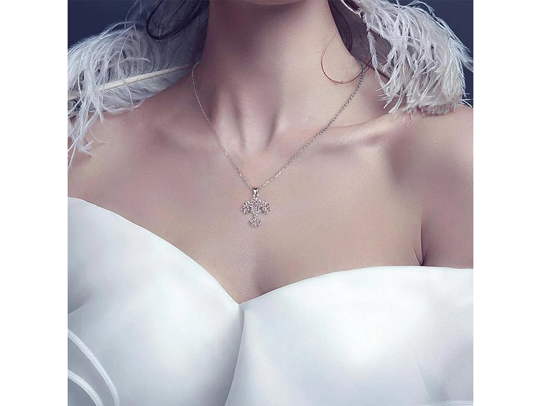 Collar Plata 925 Arbol de la Vida Life 6