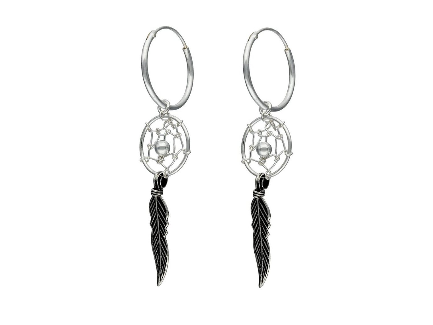 Aros Plata 925 Argolla Atrapa Sueño 1