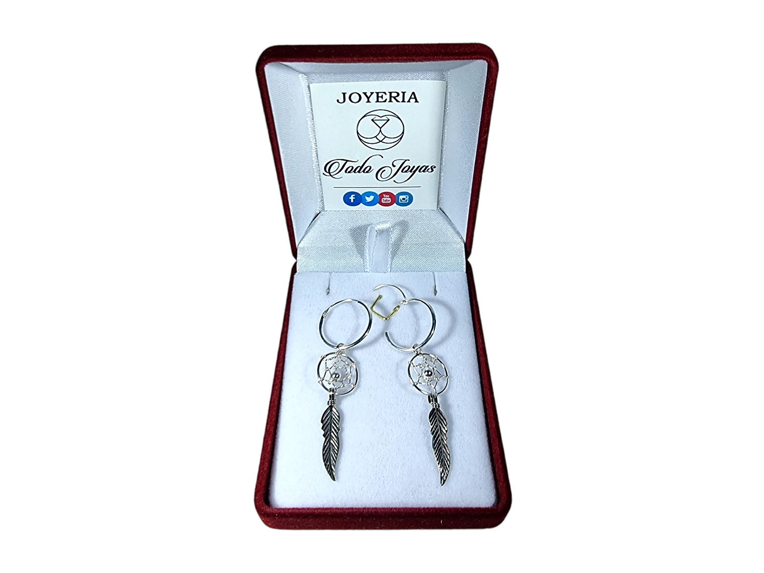 Aros Plata 925 Argolla Atrapa Sueño 2