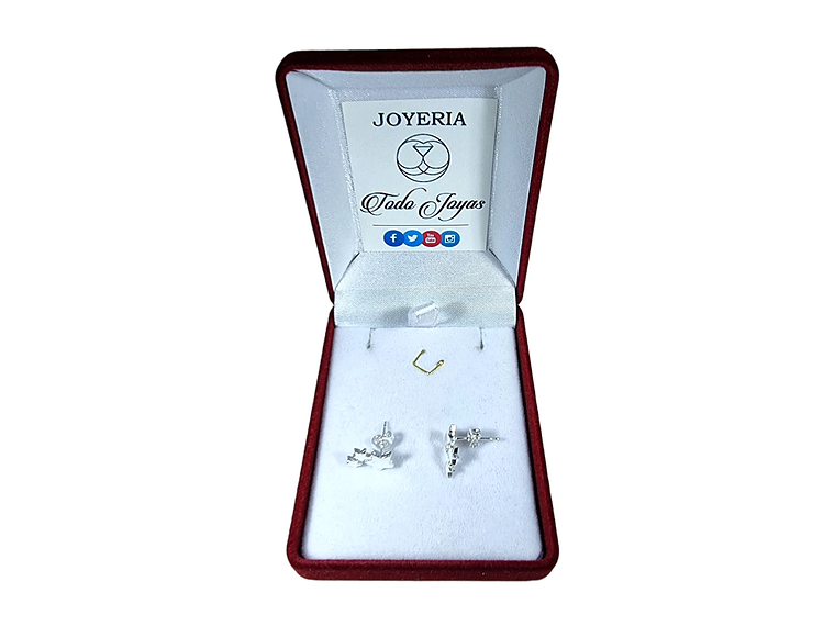 Aros Triple Estrella Plateada 2