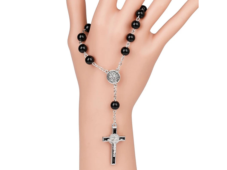 Pulsera Denario Crucifico San Benito Protector 4