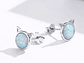 Aros Plata 925 Gatito Opal - Miniatura 3