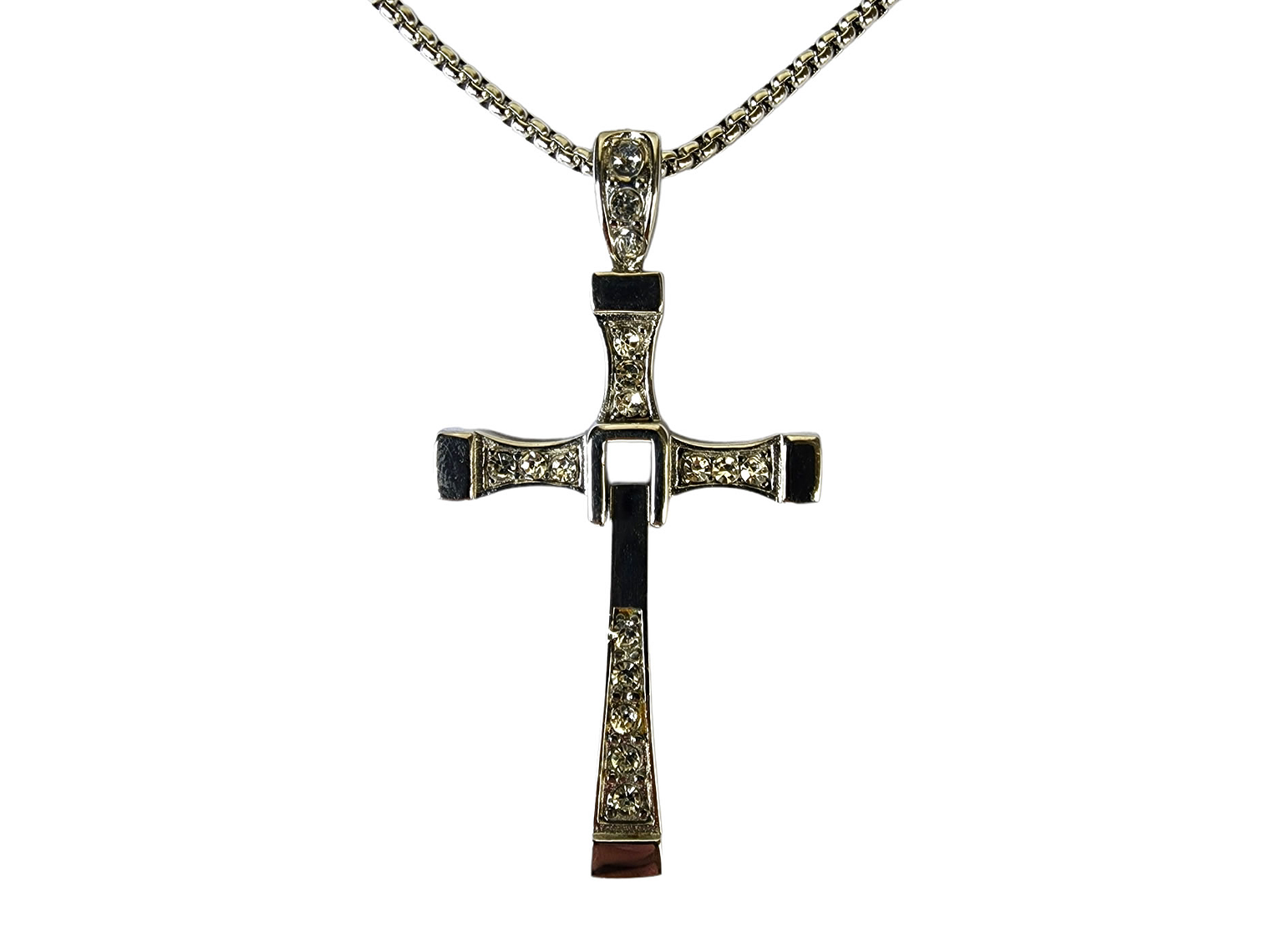 Collar Cruz de Dominic Toretto Acero 62x32mm 1