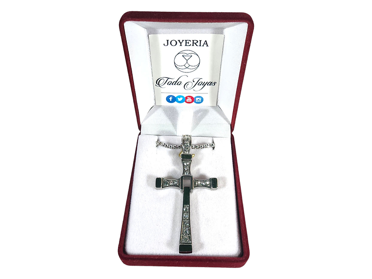Collar Cruz de Dominic Toretto Acero 62x32mm 2