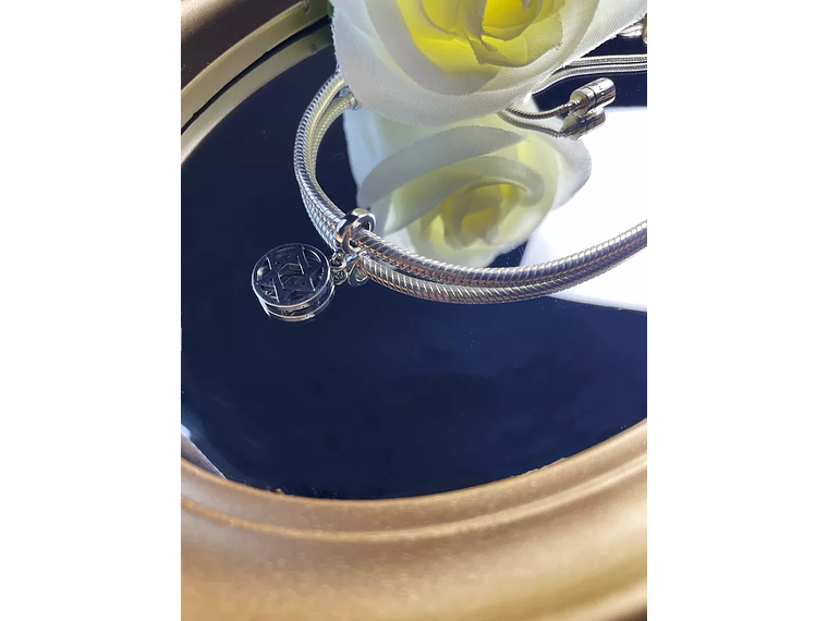 Charm Dije Plata 925 Colgante Estrella de David 2