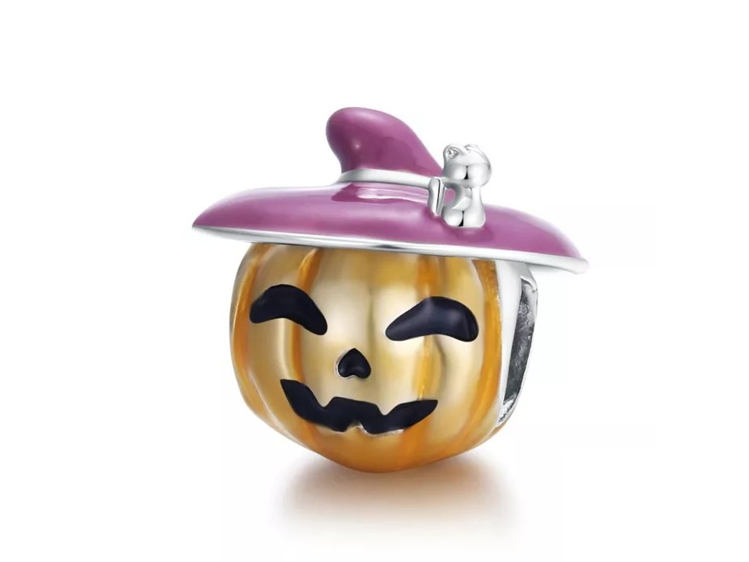 Charm Dije Plata 925 Calabaza Sobrero 1