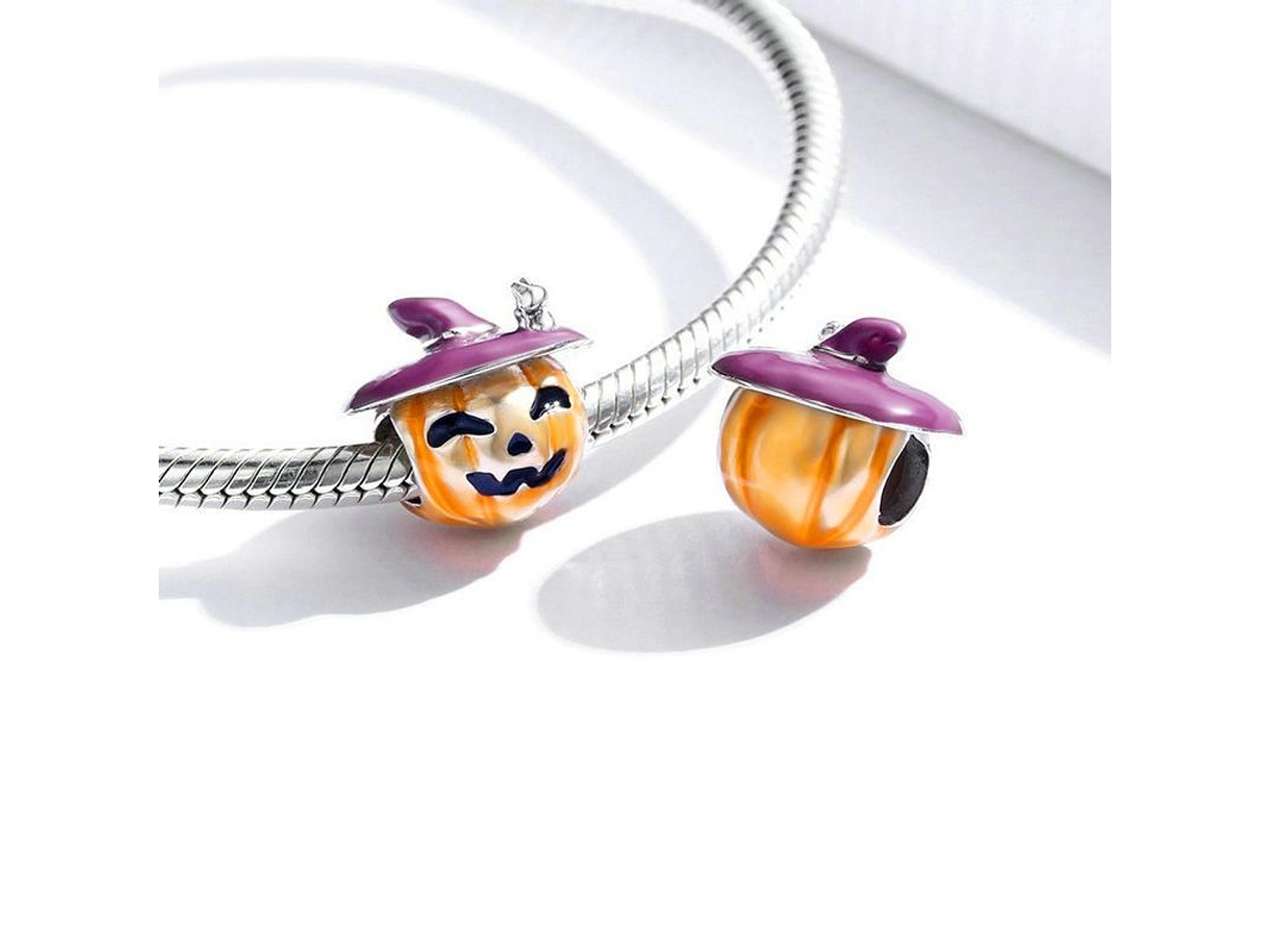 Charm Dije Plata 925 Calabaza Sobrero 2