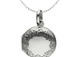 Collar Relicario Plata 925 Circular - Miniatura 1