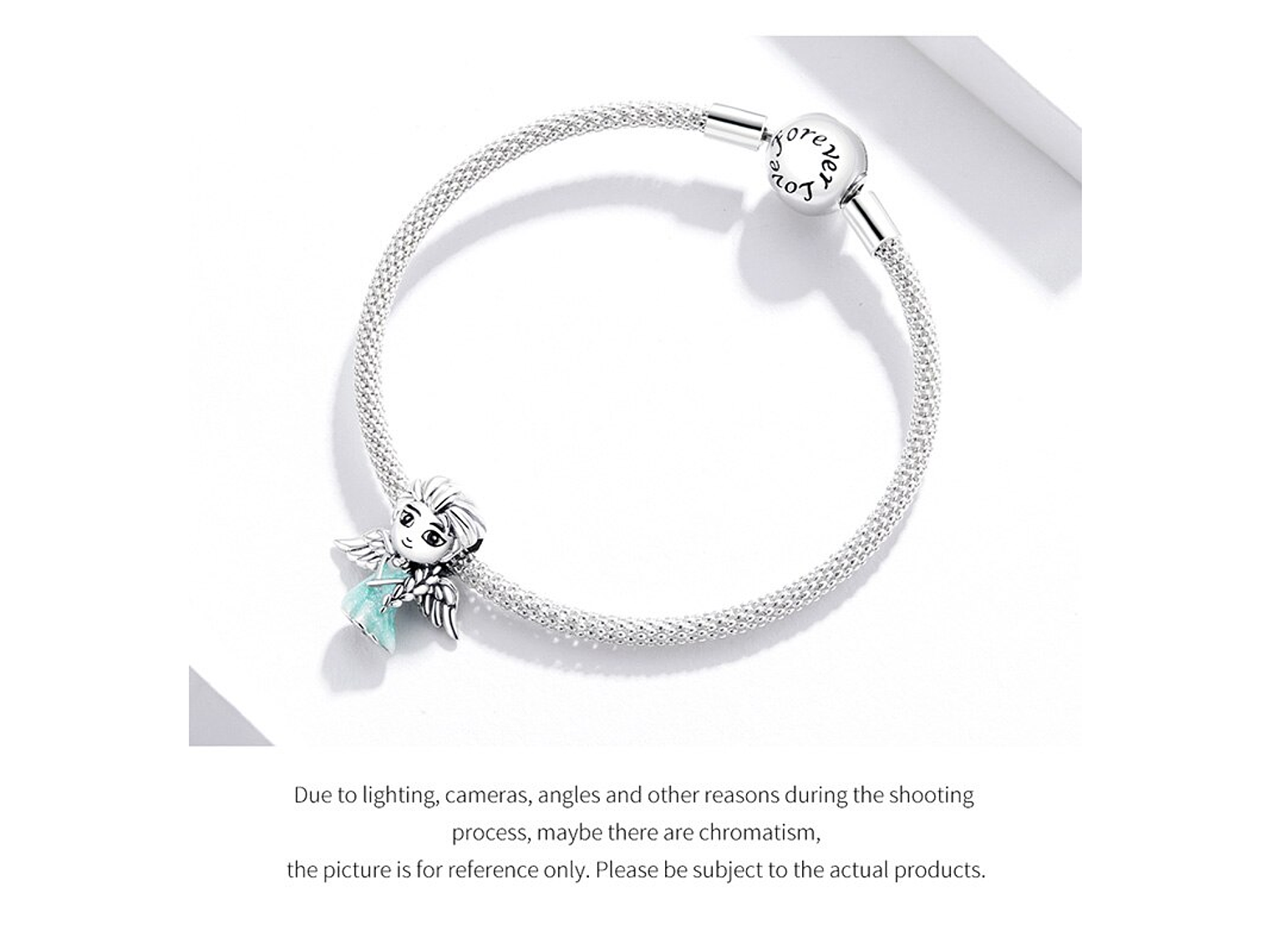 Charm Dije Plata 925 Hada de Hielo 4