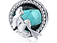 Charm Dije Plata 925 Sirena Cristal - Miniatura 1