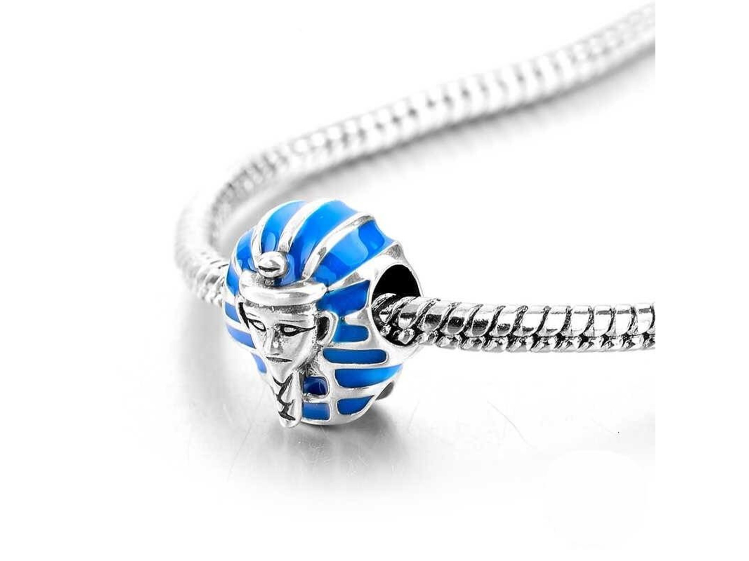 Charm Dije Plata 925 Faraon Egipcio 2
