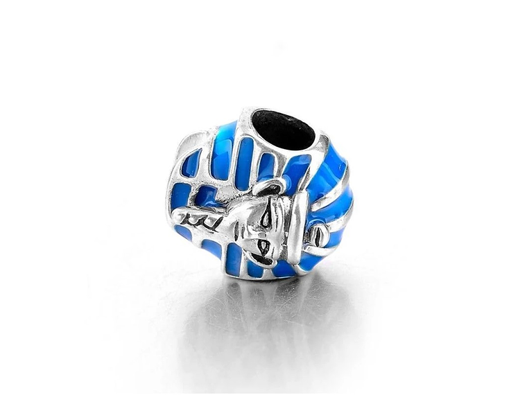 Charm Dije Plata 925 Faraon Egipcio 3