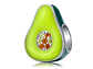 Charm Dije Plata 925 Palta Aguacate - Miniatura 1