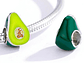 Charm Dije Plata 925 Palta Aguacate - Miniatura 2
