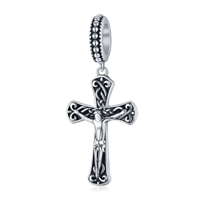 Colgante Cruz Cristo Plata Fina 925