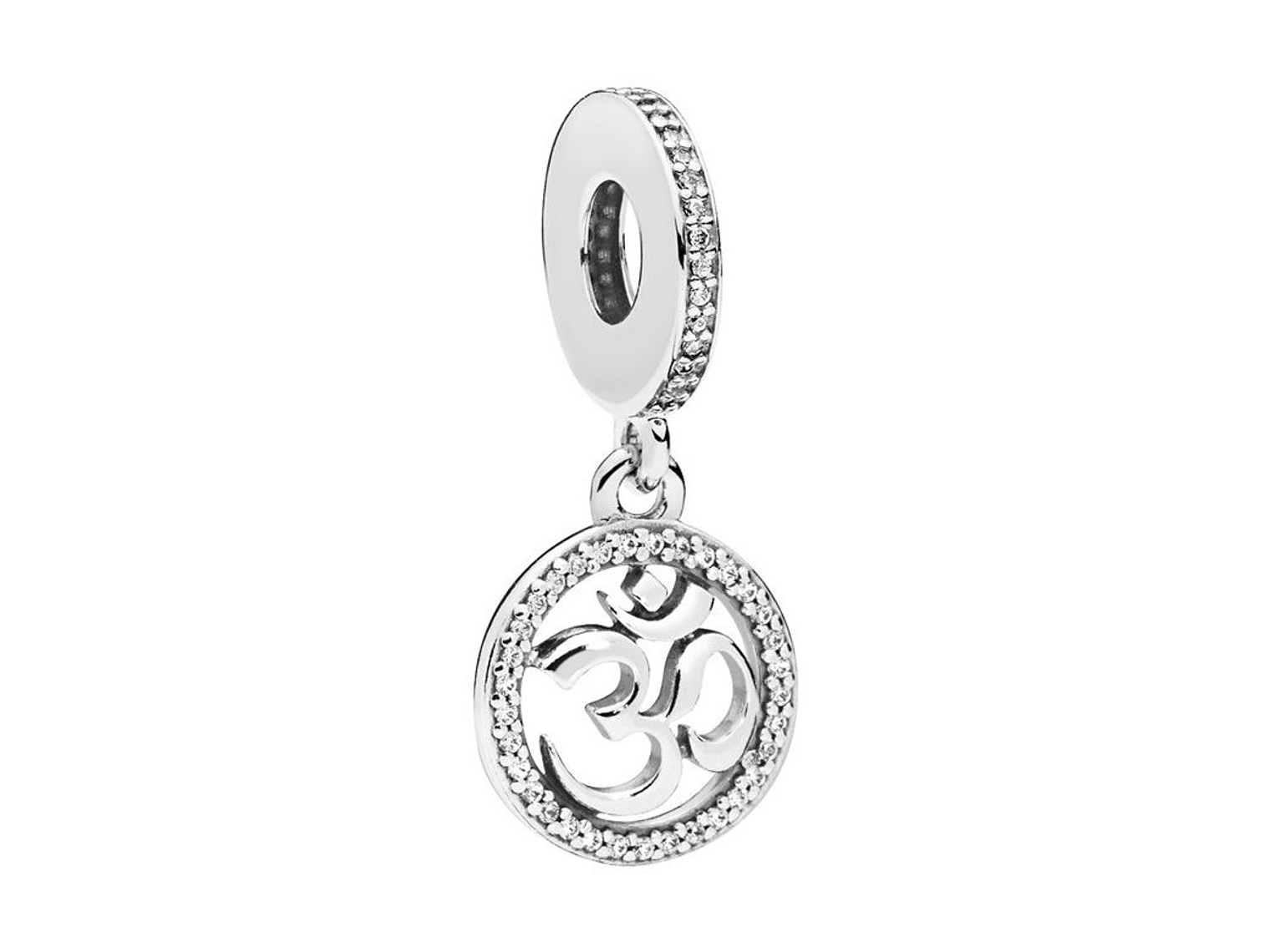 Charm Dije Plata 925 Colgante Om Yoga 1