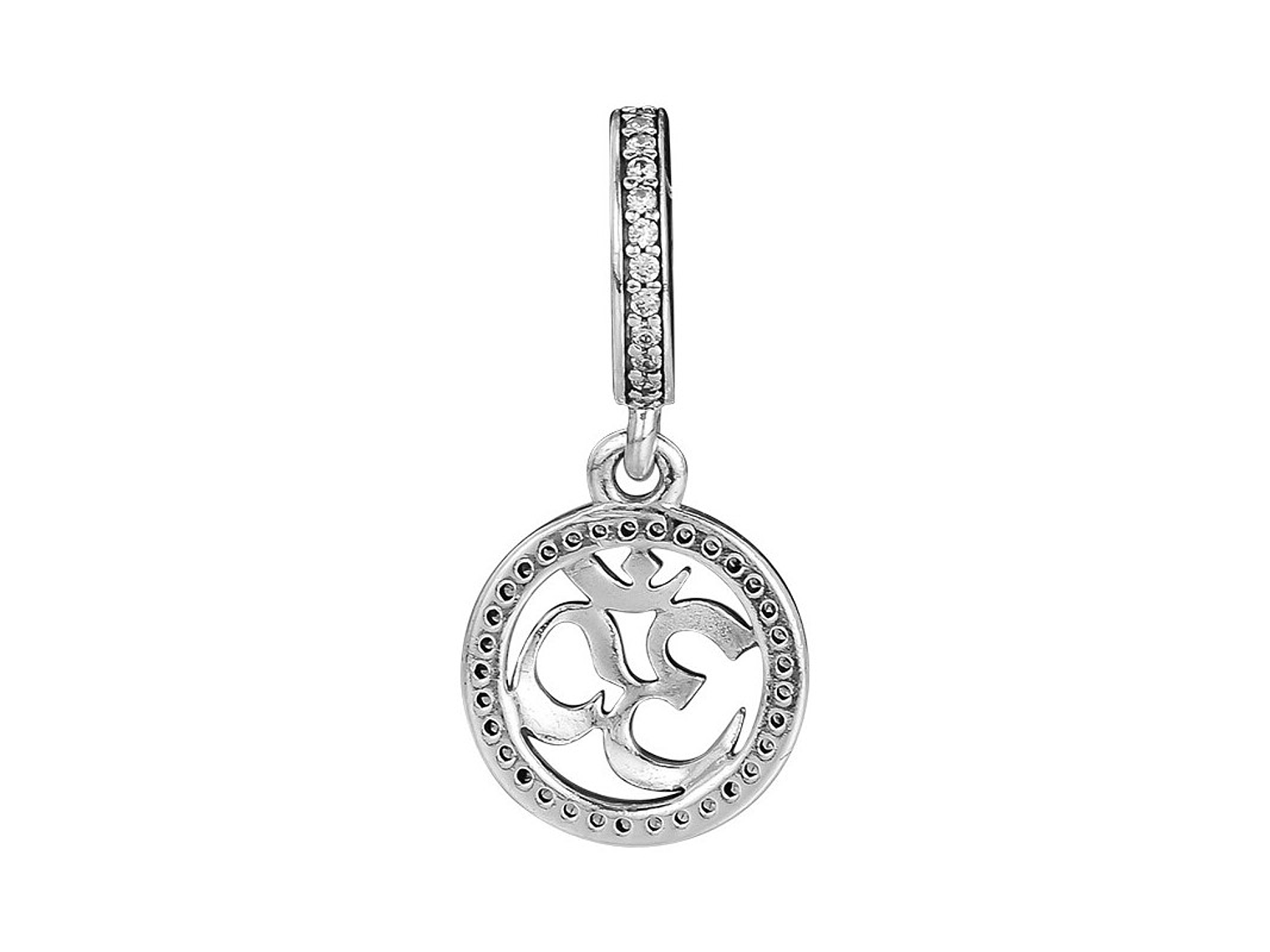 Charm Dije Plata 925 Colgante Om Yoga 4