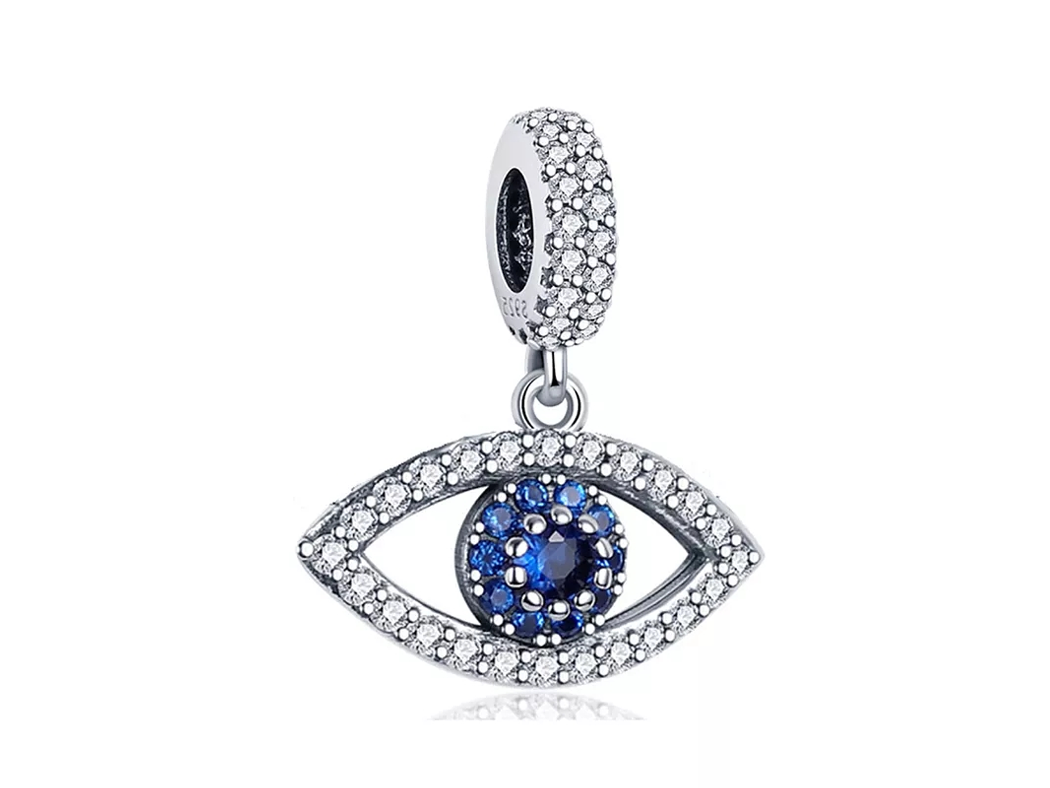 Charm Dije Plata 925 Ojo Turco Colgante 1