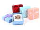 Pack 24 Cajas Carton Joyas Anillos Aros 4x4cm Regalo - Miniatura 1