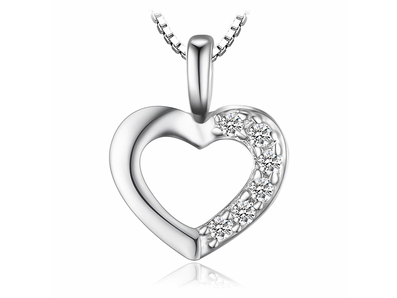 Collar Plata 925 Mini Corazon  1