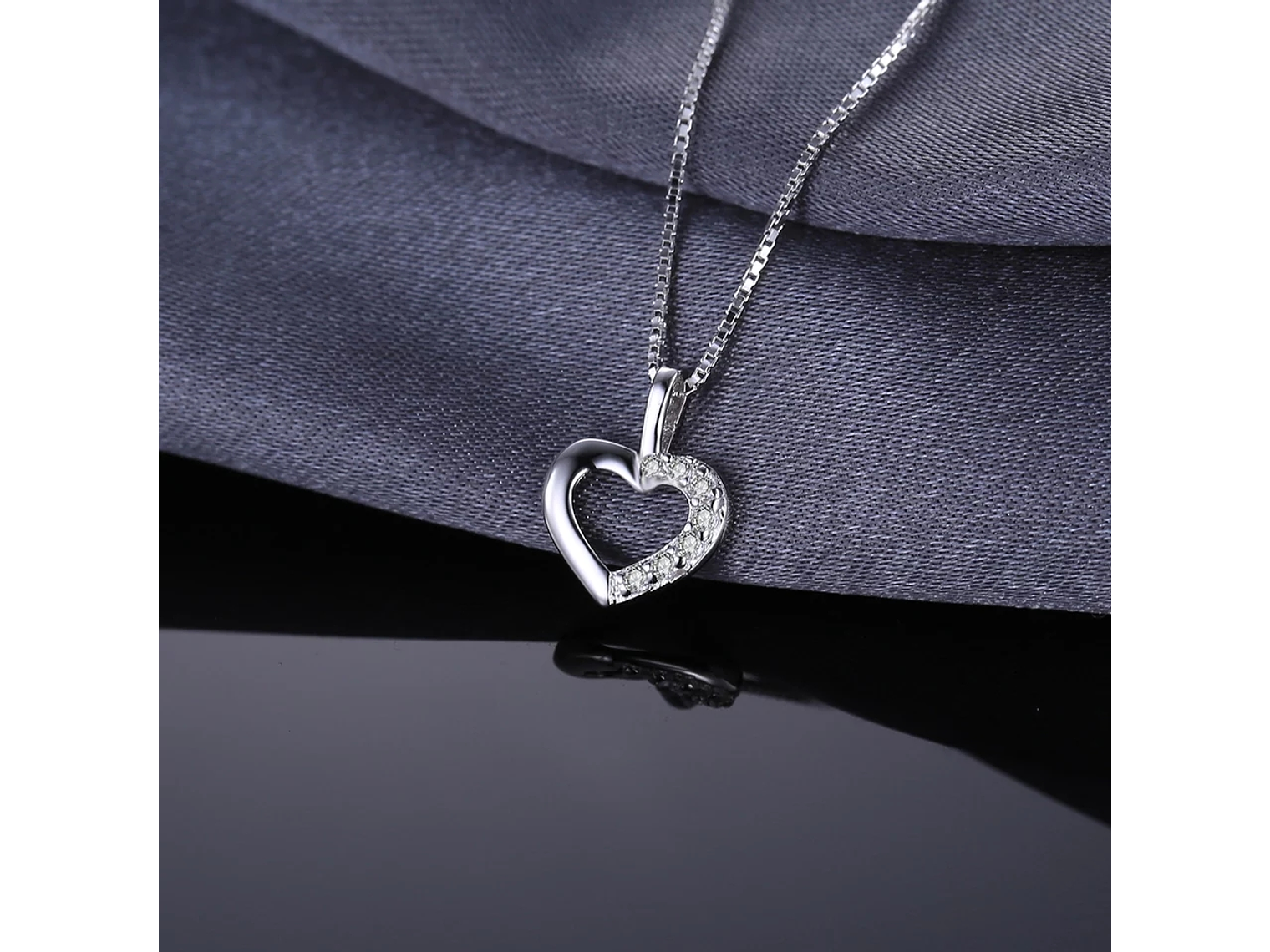 Collar Plata 925 Mini Corazon  4