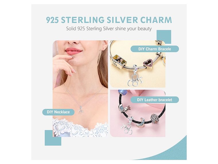 Charm Dije Plata 925 Cat Gato  3