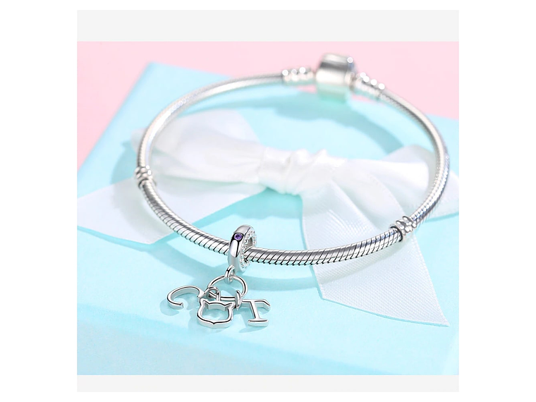 Charm Dije Plata 925 Cat Gato  4