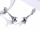 Charm Dije Plata 925 Torre Eiffel Circones  - Miniatura 3