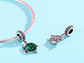 Charm Dije Plata 925 Tortuga Verde - Miniatura 3
