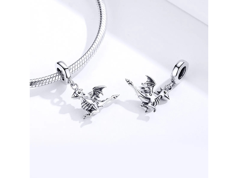 Charm Dije Plata 925 Dragon Silver  3
