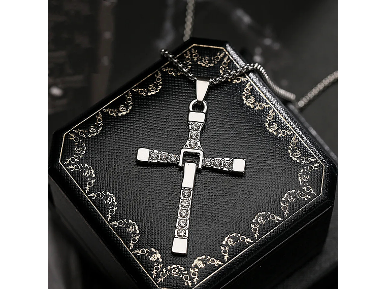 Collar Cruz de Dominic Toretto Acero 50x30mm 3