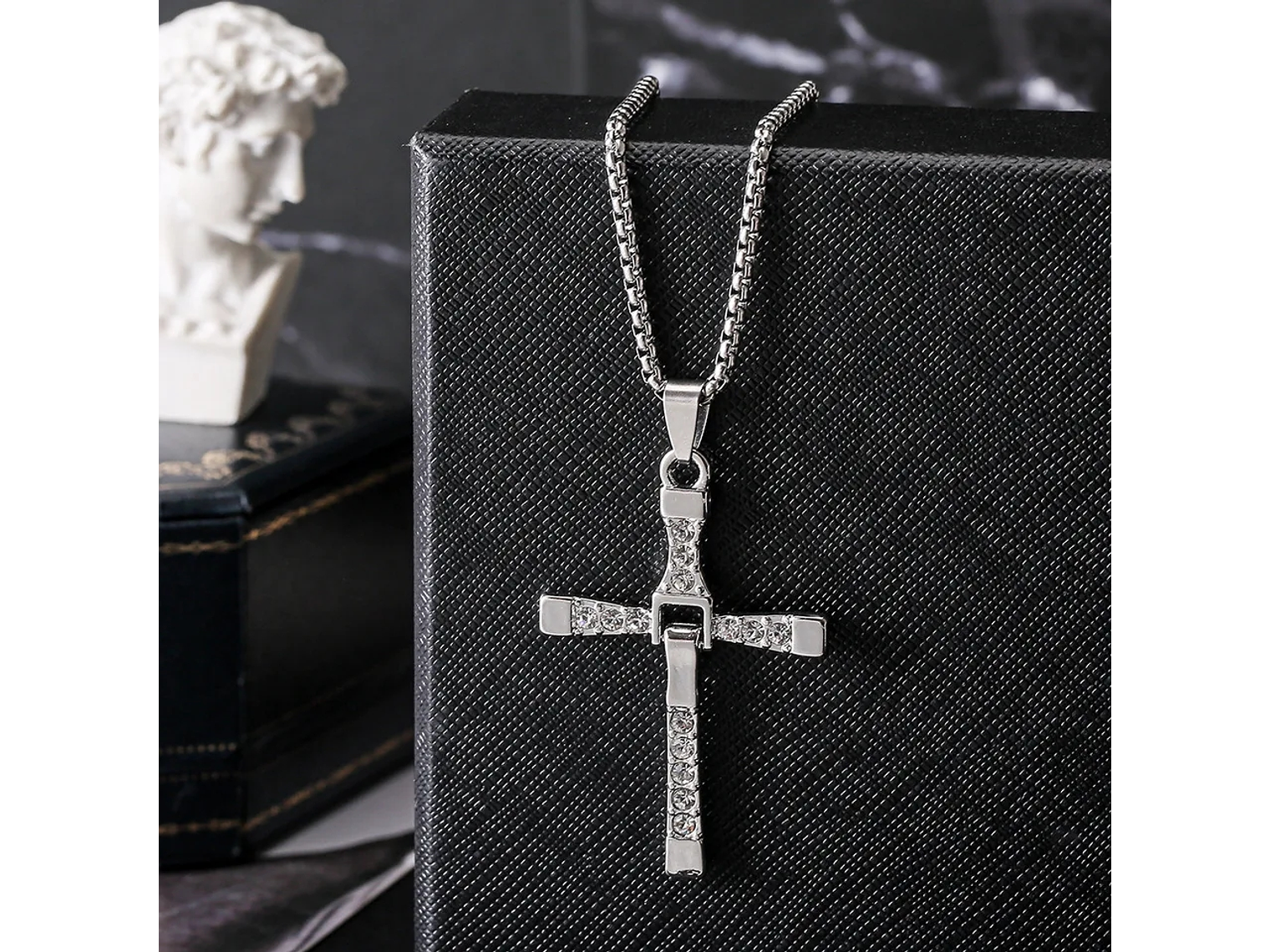 Collar Cruz de Dominic Toretto Acero 50x30mm 5