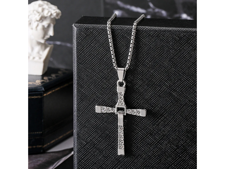 Collar Cruz de Dominic Toretto Acero 50x30mm 5