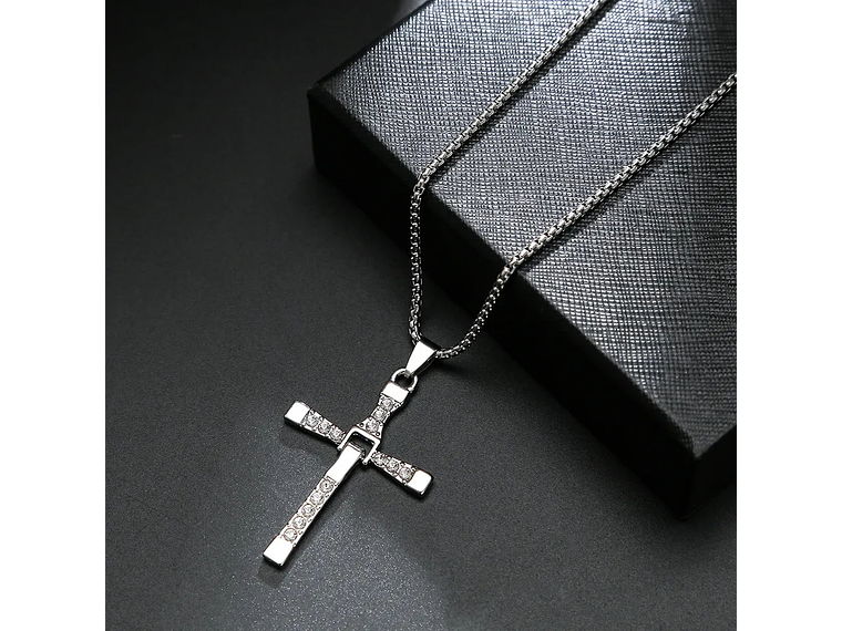 Collar Cruz de Dominic Toretto Acero 50x30mm 6