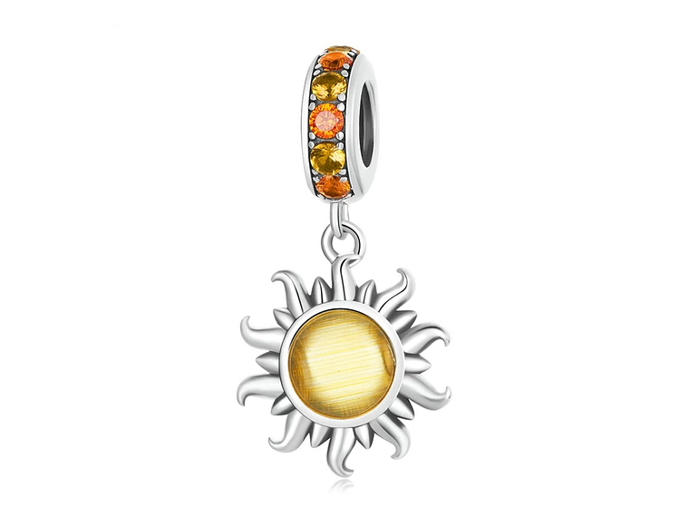 Charm Dije Plata 925 Sol Brillante  1