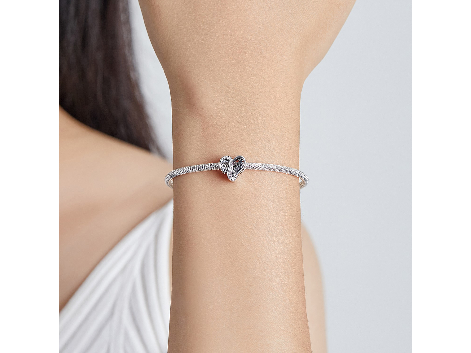 Charm Dije Plata Corazon Infinito Mom 4