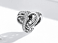 Charm Dije Plata Corazon Infinito Mom - Miniatura 5