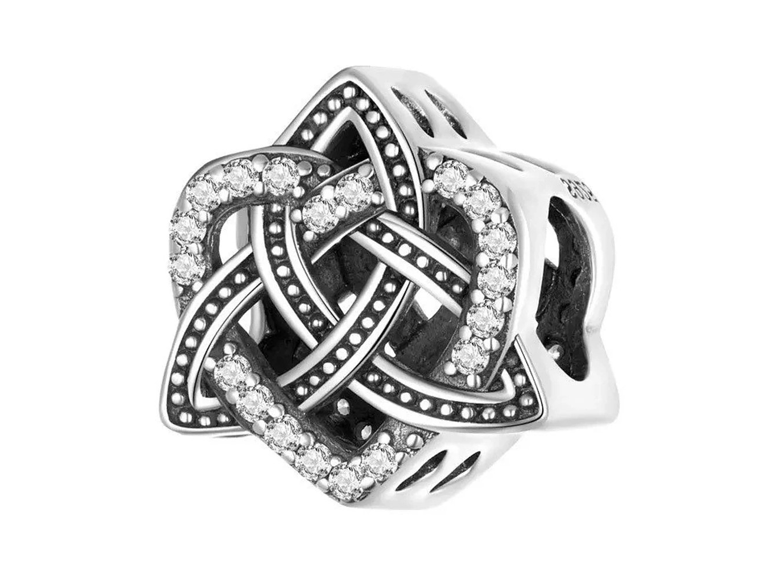 Charm Dije Plata 925 Triqueta Nudo Celta de Amor 1