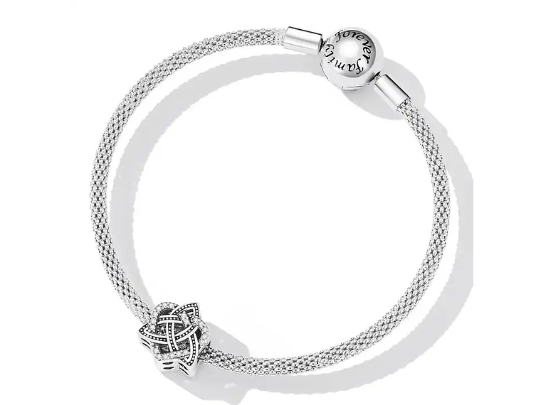 Charm Dije Plata 925 Triqueta Nudo Celta de Amor 2