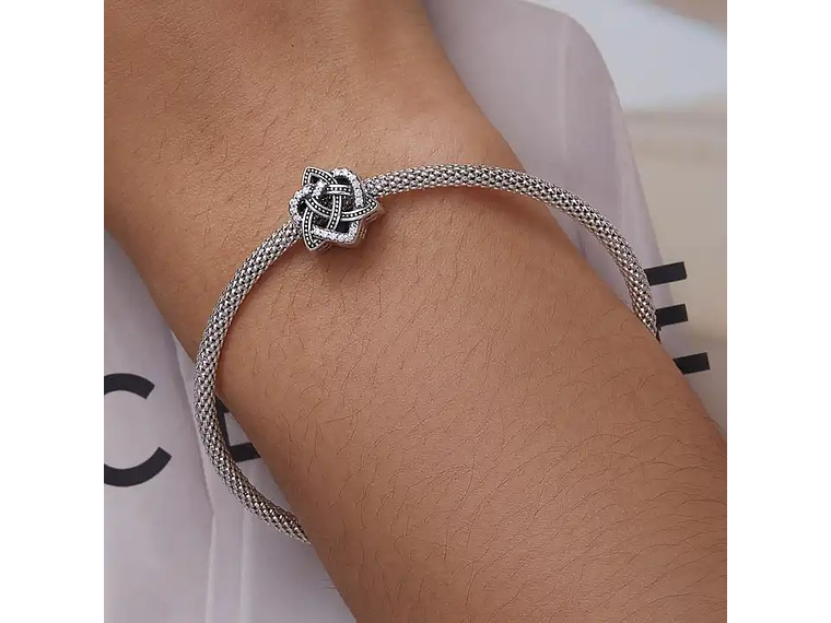 Charm Dije Plata 925 Triqueta Nudo Celta de Amor 3