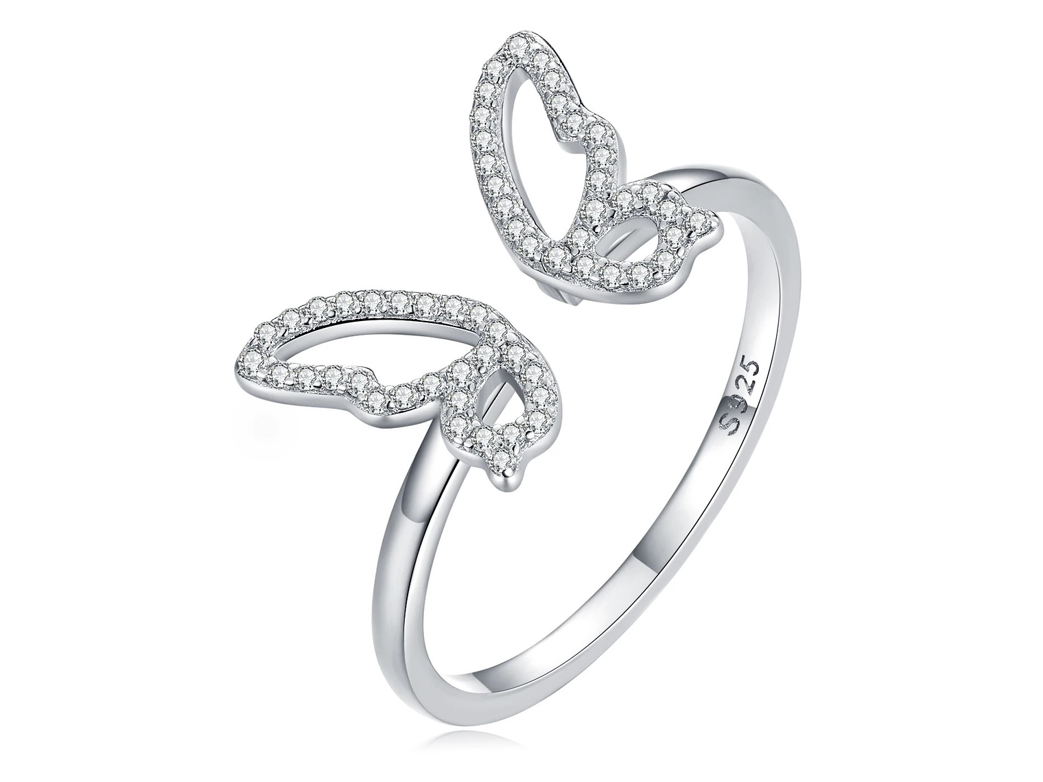 Anillo Plata 925 Mariposa Circones 1