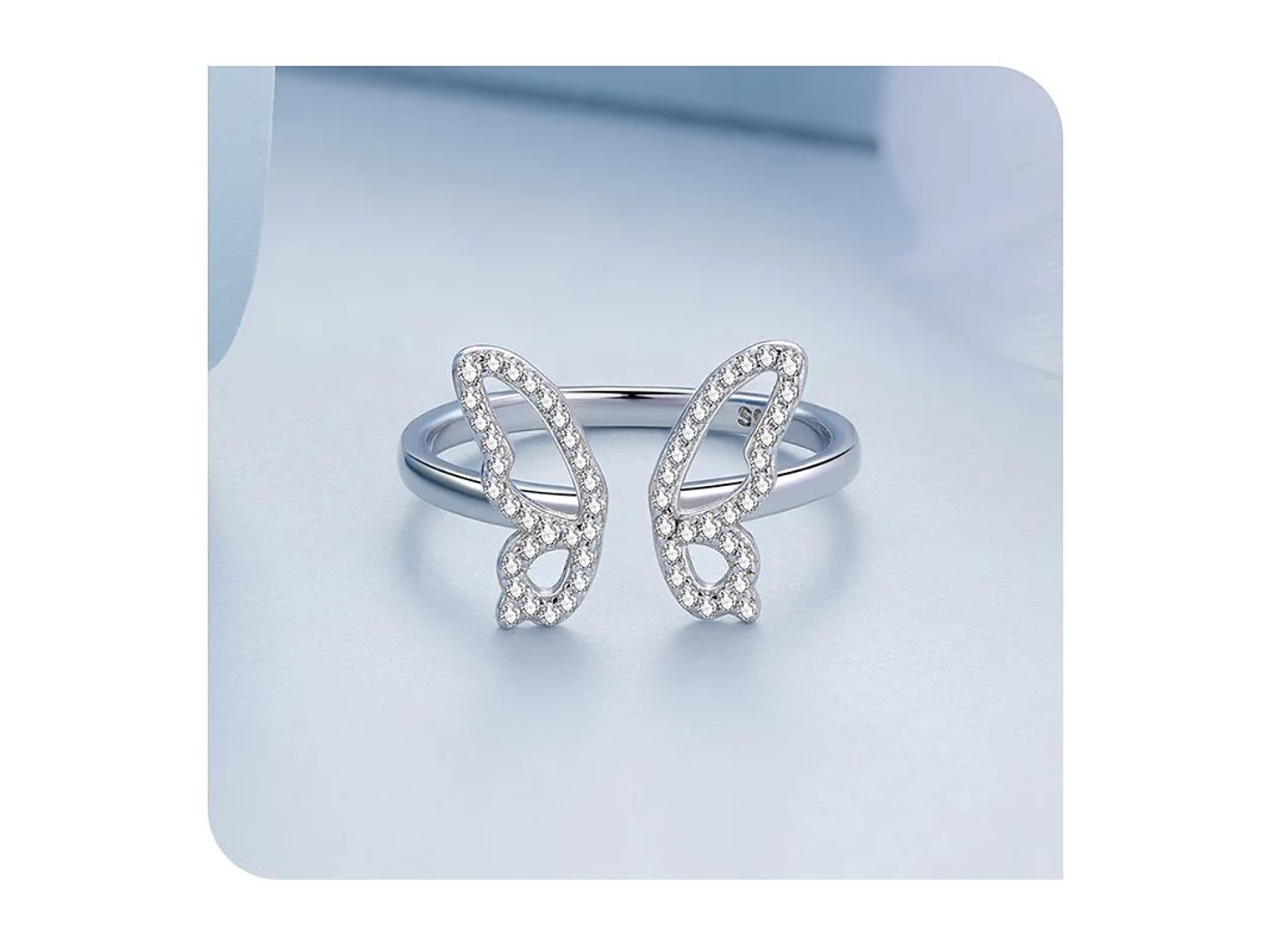 Anillo Plata 925 Mariposa Circones 4