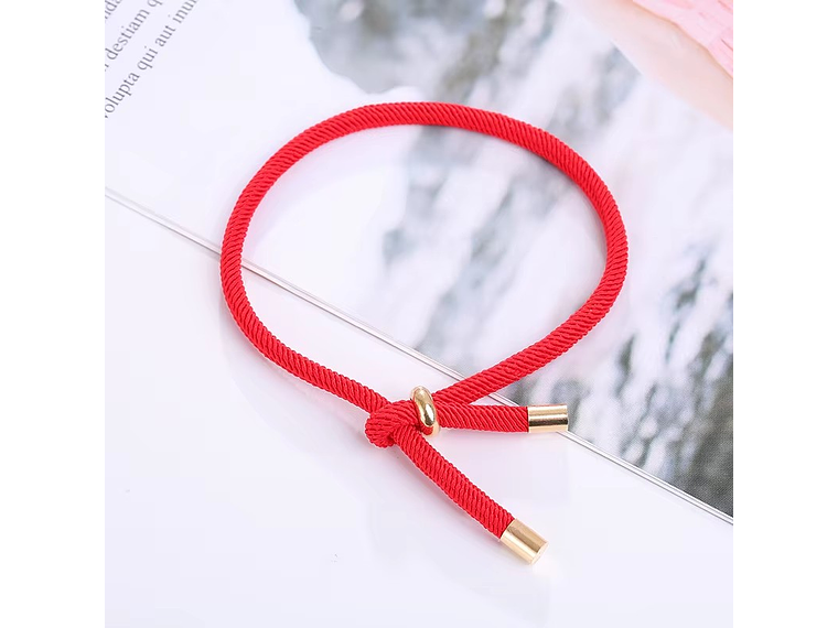 Pulsera Cuerda Roja Nudo Para Charm Ajustable 2