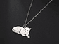 Collar Gato Acostado Gatito Acero Plateado - Miniatura 8