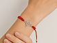 Pulsera Plata 925 Nudo de Bruja Hilo Rojo Circones Trenzado - Miniatura 4